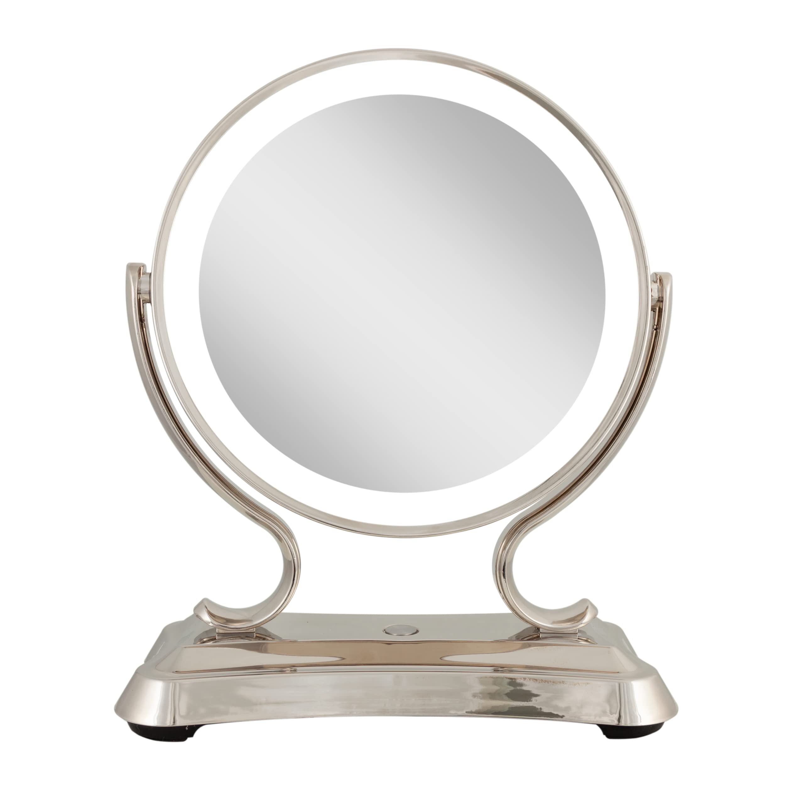 Zadro 12' Glamour LED Makeup Mirror with Lights and Magnification 5X/1X Touch Control Mirror with Lights for Makeup Desk (Satin