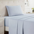 Nestl Extra Deep Pocket Fitted Sheet - 4 Piece Sheet Set - Super Deep Pocket - Ultra Deep Pocket Sheets - Deep Fitted Sheets Set - 54 X 75 Inches - Extra Deep Pocket Full Size Sheets - Ice Blue