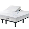 Kingnex Waterproof Split Top King Mattress Protector For Adjustable Bed With Upper Flex 32-34 From Head Ultra Soft Bamboo Viscos