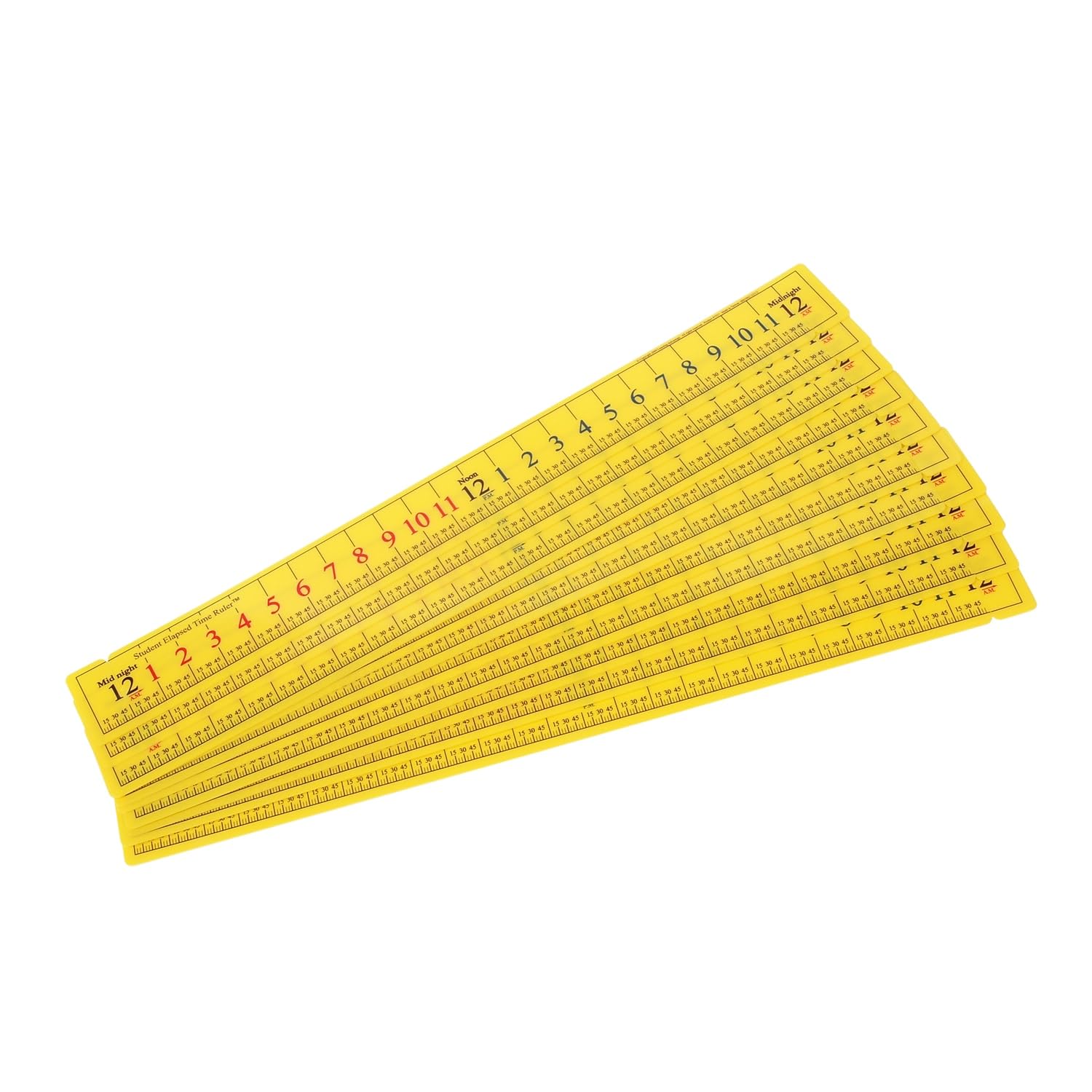 Student Elapsed Time Rulers