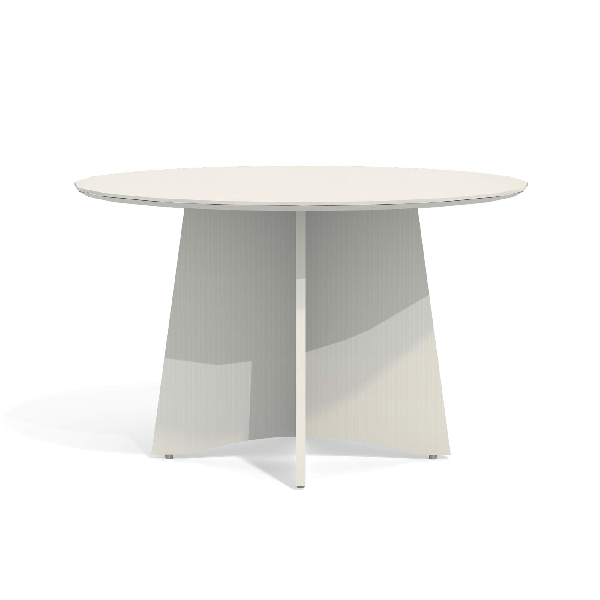 Mayline Medina 48"Dia. Round Conference Table, Textured Sea Salt Laminate