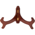 Bard's Hinged Walnut MDF Bowl Stand, 6.5'' H x 10.625'' W x 7.25'' D