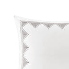 Ink+Ivy Pillow, 26'X26', White Euro Sham