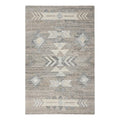 Kosas Home Alpena 60 x 96 Transitional Polyester Fabric Area Rug in Gray