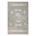 Kosas Home Alpena 60 x 96 Transitional Polyester Fabric Area Rug in Gray
