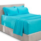 Hearth & Harbor Extra Deep Pocket Sheets - Fits Mattress 18-24 Inches Deep - Extra Deep Pocket Full Size Sheets Sets - 6 Piece F