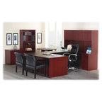 Lorell Executive Bonded Black Leather High-Back Chair