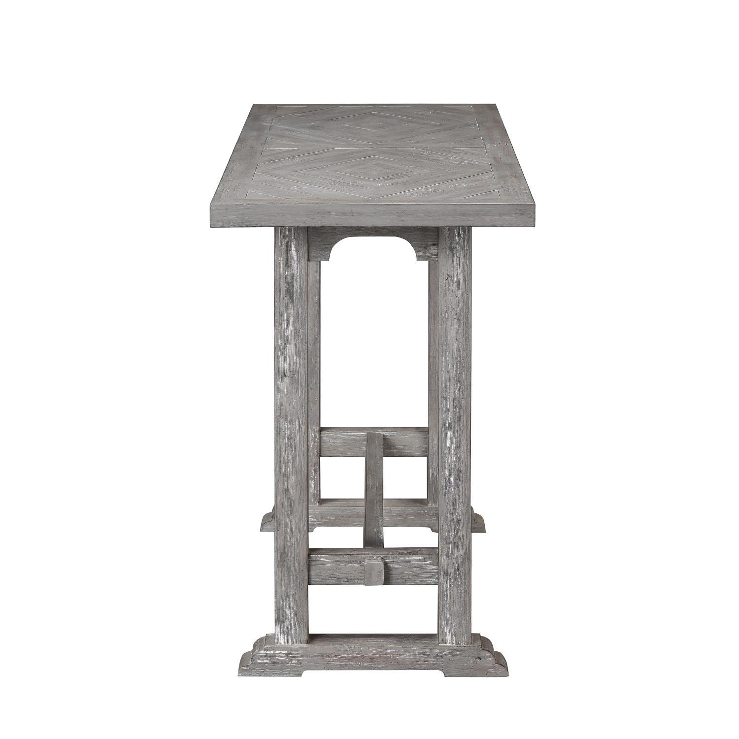 Steve Silver Whitford Sofa Table with Dove Gray Finish WH100S