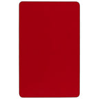 Flash Furniture 24X48 Rec Red Activity Table, 24 W X 48 L