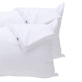 Kingnex 4 Pack Feather Proof Pillow Protectors Queen Size With Zipper - Waterproof - Down Proof Terry Surface