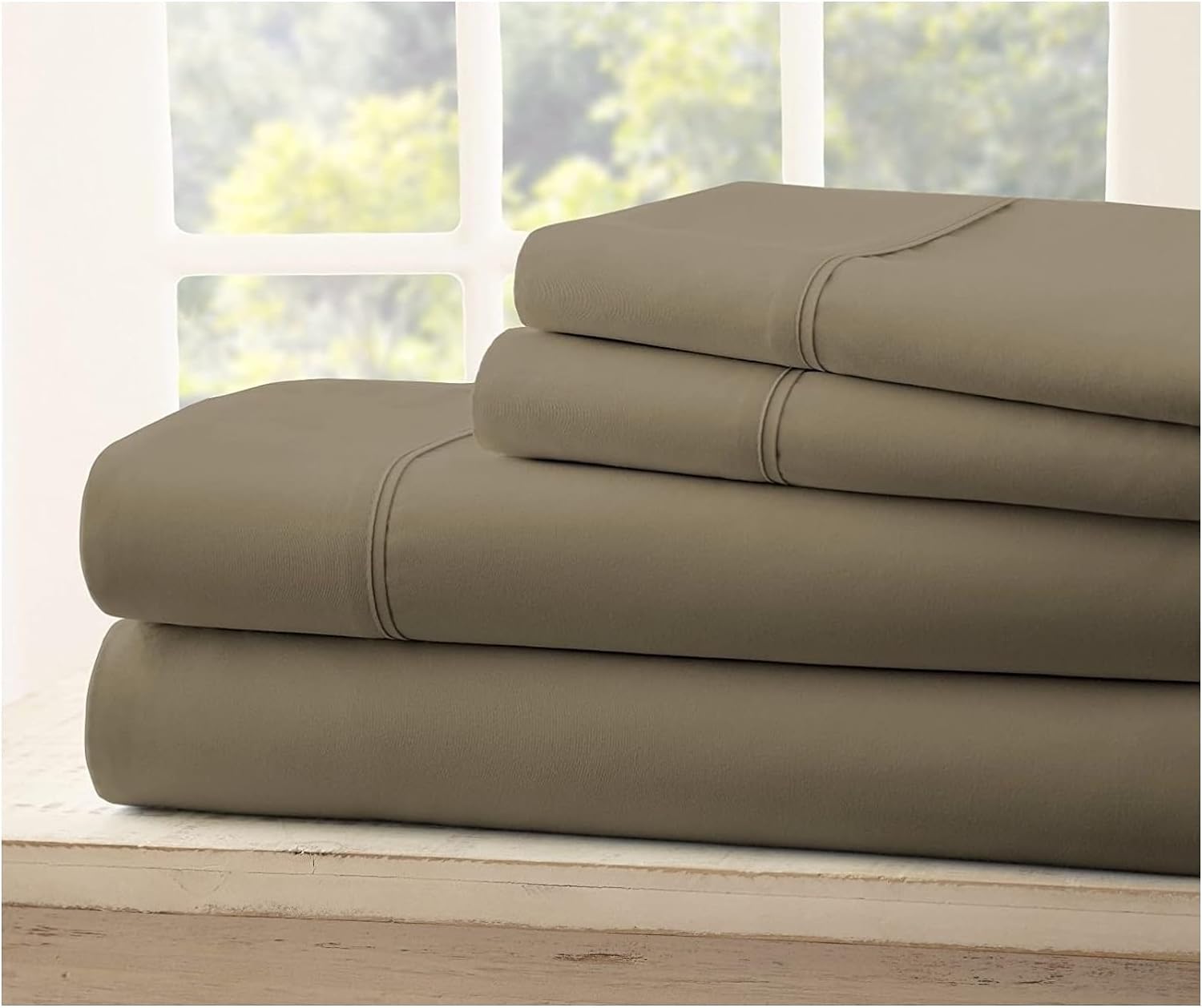 Royal Bliss 1900 Top Split Flex Head King Size Sheet Set - Egyptian Quality Ultra-Soft Bed Sheets - Double Brushed - Deep Pocket