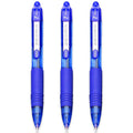 Zebra Z-Grip Smooth Mini Retractable Ballpoint Pens - 1.0Mm - Blue - Pack Of 3
