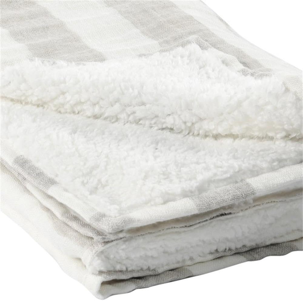 Kosas Home Ally 50X70 Transitional Linen Fabric Throw Blanket In Ivory/Natural