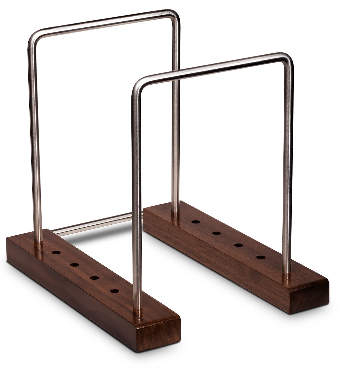 Optage Audio 35 LP Vinyl Record Holder, Solid Walnut Wood Record Holder for Albums, Now Playing Record Props, Vinyl Record Stora