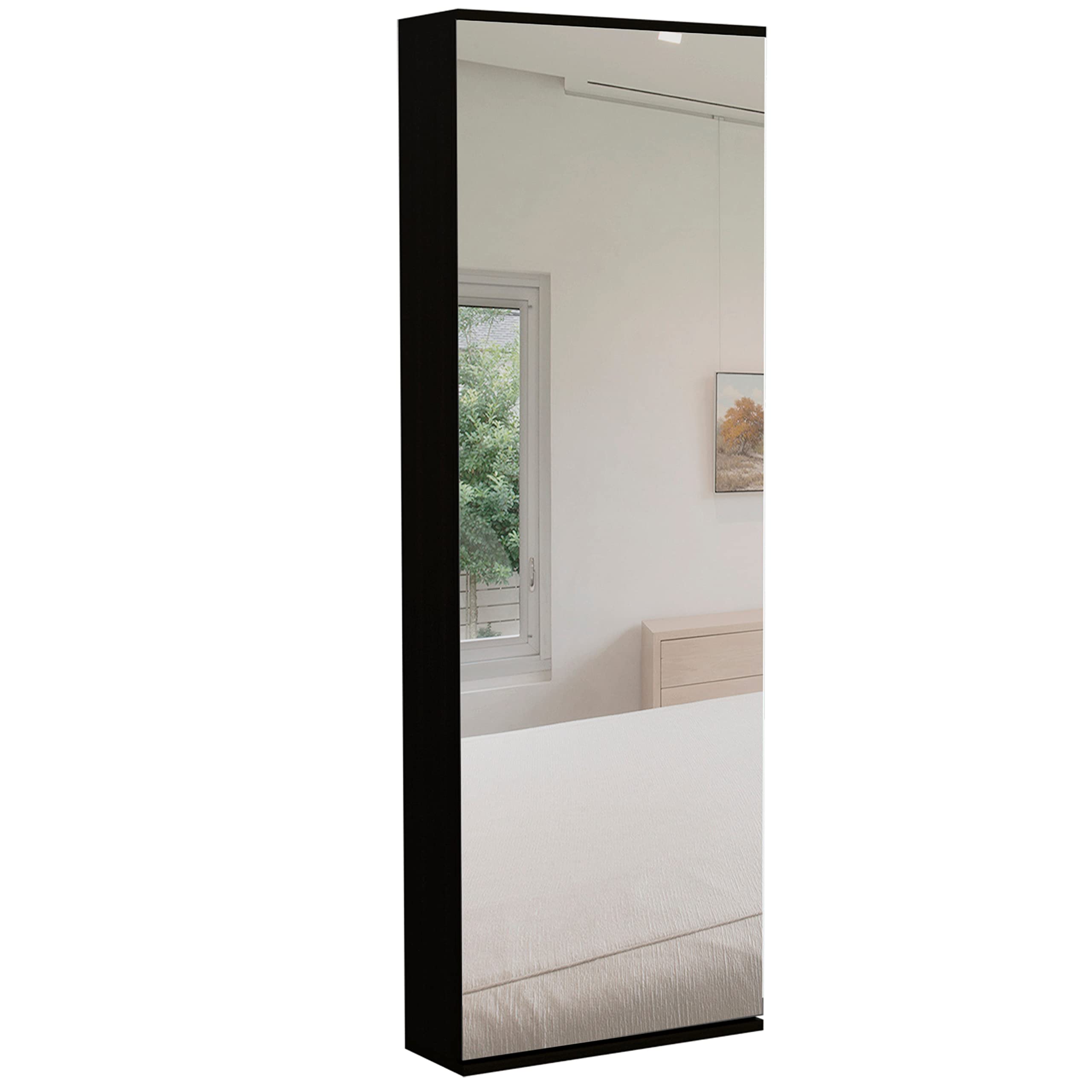 Teller 2 Piece Bedroom Set, Armoire + Shoe Rack, Black