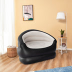 DIMAR GARDEN Inflatable Couch Outdoor Air Sofa - Beige Single Size Lazy Sofa for Camping and Relaxation