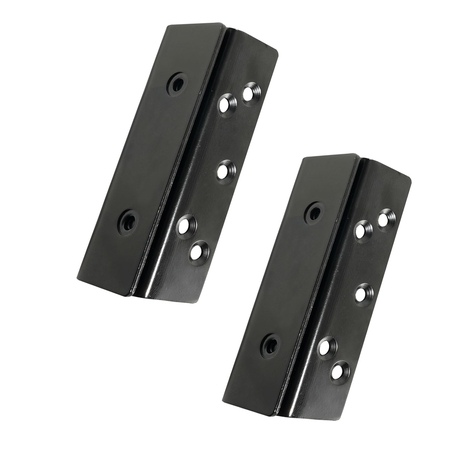 MEICOCO Bed Frame Hardware Bed Post Double Hook Slot Hardware Attachment Brackets, Bed Frame Brackets Heavy Duty for Wooden Bed-