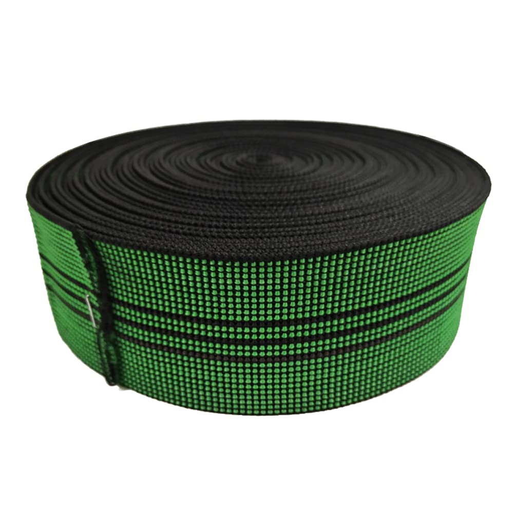 Upholstery Webbing Chair Couch Material Replacement,Elastic Webbing Latex Band, Stretchy Spring Alternative, Furniture Repair Diy Elasbelt 2' Wide (10M/32Ft)