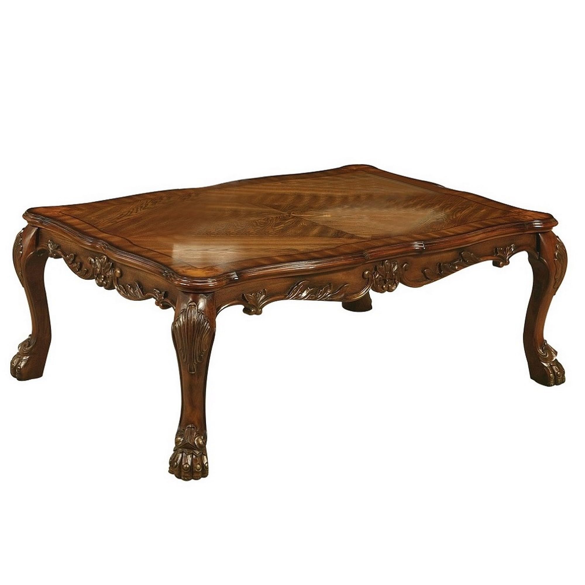 Benjara Dresden Coffee, Cherry Oak Tables, One Size, Brown