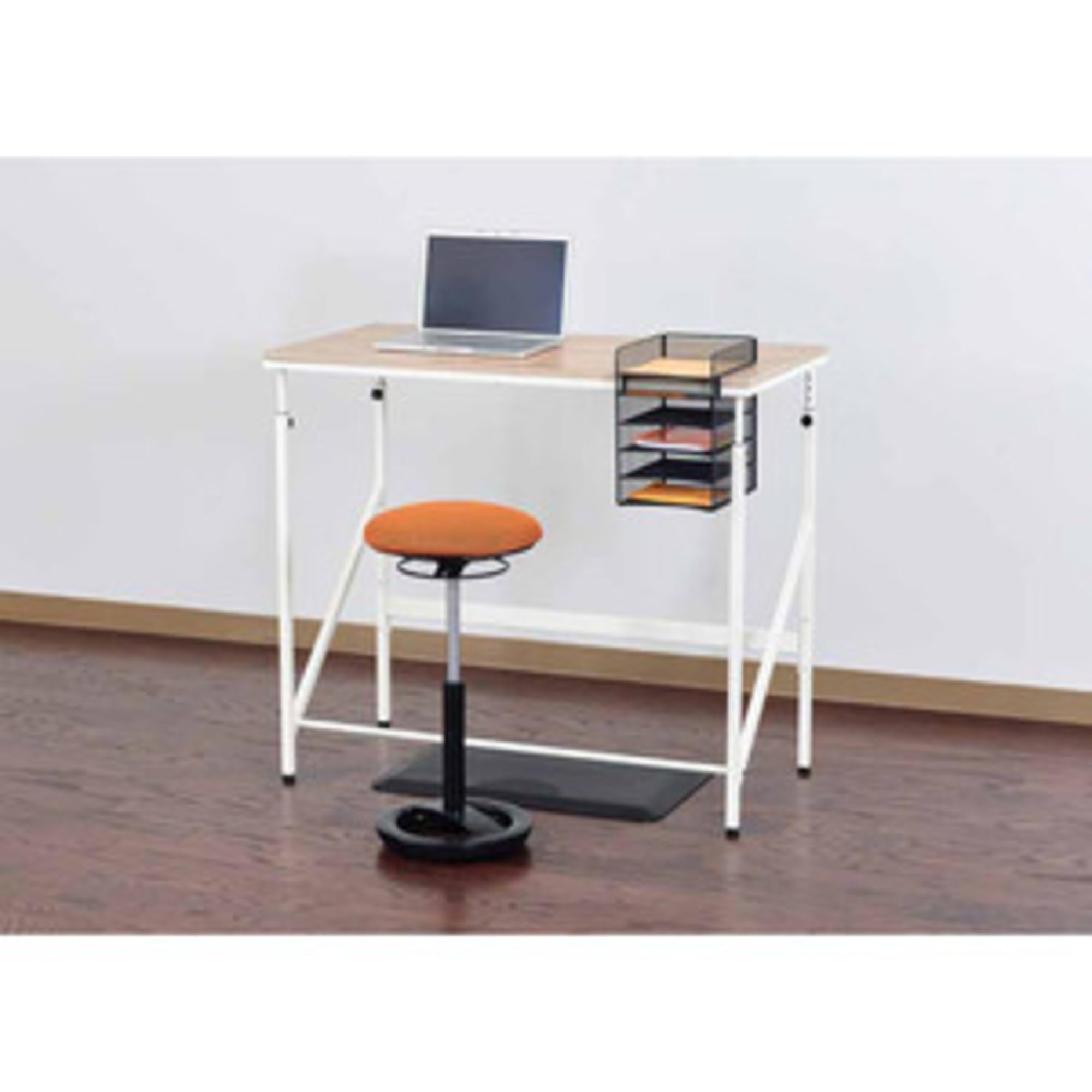 Safco Twixt Active Movement Seating Chair, Ergonomic Support, Extended Height, Green Mesh