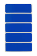 Chromalabel 1 X 3 Inch Permanent Color Code Rectangle Labels, 150 Stickers Per Pack, Dark Blue