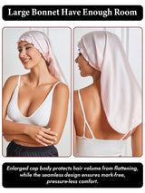 [Pink] SilkSilky  Sleep Cap 002
