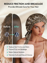 [Leopard] SilkSilky  Sleep Cap 003