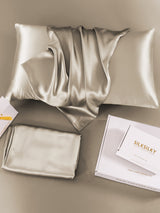 [Khaki] SilkSilky Pillowcase 004