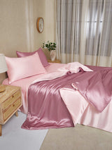 [PaleMauve+LightPink] SilkSilky  25Momme Bedding Set 003