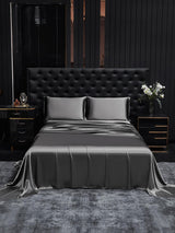 [Dark Gray] SilkSilky  19Momme Bedding Set 001