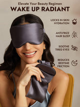 [Dark Gray] SilkSilky  Eye Mask 005