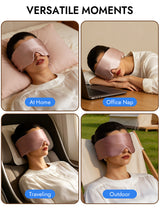 [PaleMauve+LightPink] SilkSilky  Eye Mask 006