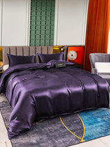 [Deep Purple] SilkSilky  22Momme Bedding Set 004