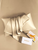 [Beige] SilkSilky  22Momme Pure Silk Pillowcase 004