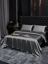[Dark Gray] SilkSilky  19Momme Bedding Set 001