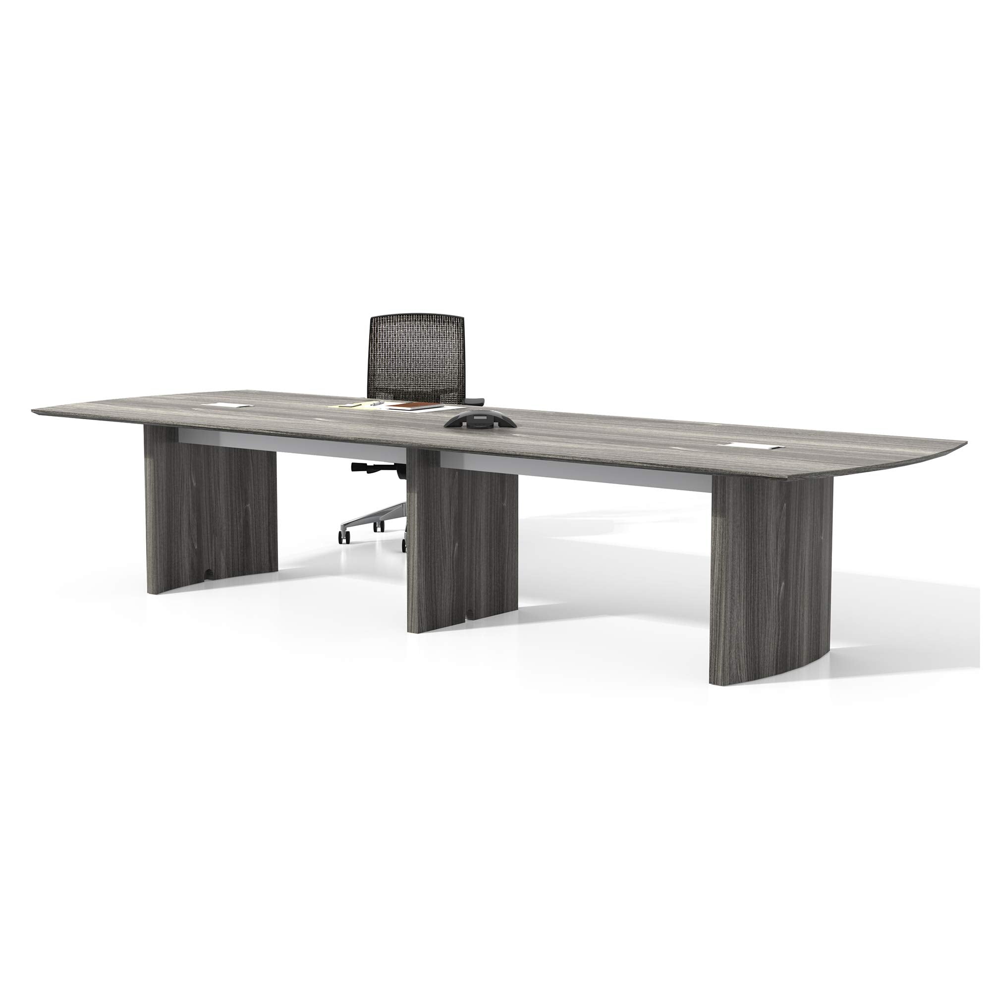 Safco Products Medina Table, 12', Gray Steel