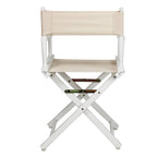 Casual Home 18" Director'S Chair White Frame With Wheat Canvas