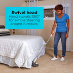 BLACK+DECKER HFS115J10 Cordless Carpet Sweeper, 50 Minute Lithium Battery, Multi-Surface, Easy One Hand Cleaning