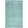 Alora Decor Storm 3' X 5' Tweed Teal/Beige Hand-Tufted Area Rug