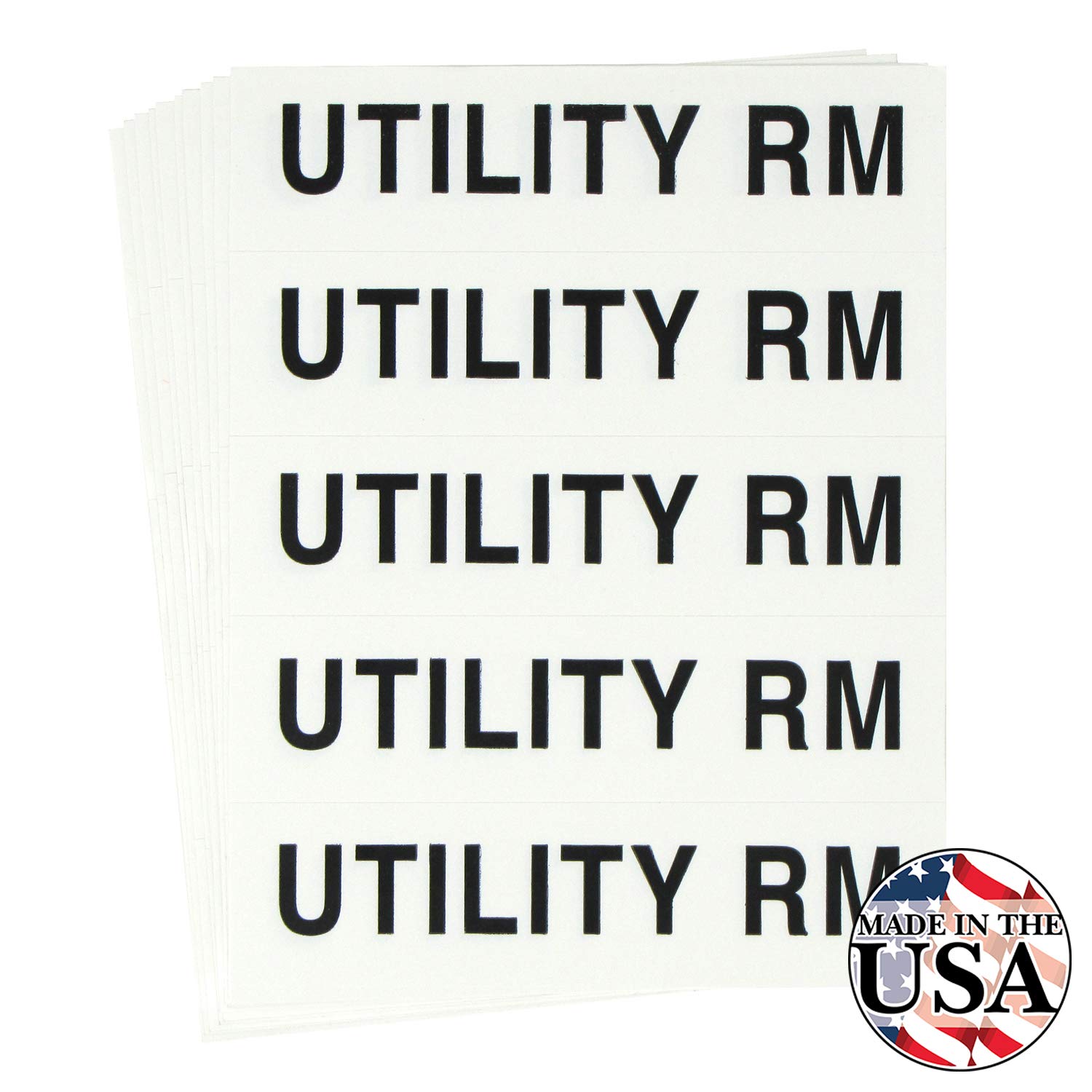 Tag-A-Room Color Coded Moving Box Labels (Utility Room)