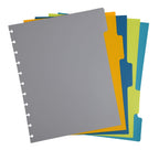 Talia Discbound Notebooks, Planner, Customizable, (Ylavender W/Silver Discs, Junior (5.5In X 8.5In))