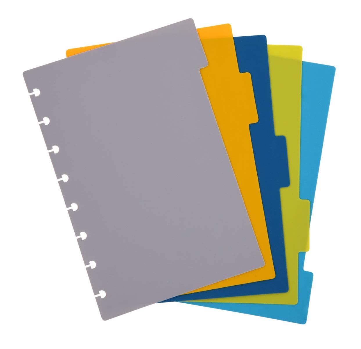 Talia Discbound Notebooks, Planner, Customizable, (Teal Marble Flow, Junior (5.5In X 8.5In))