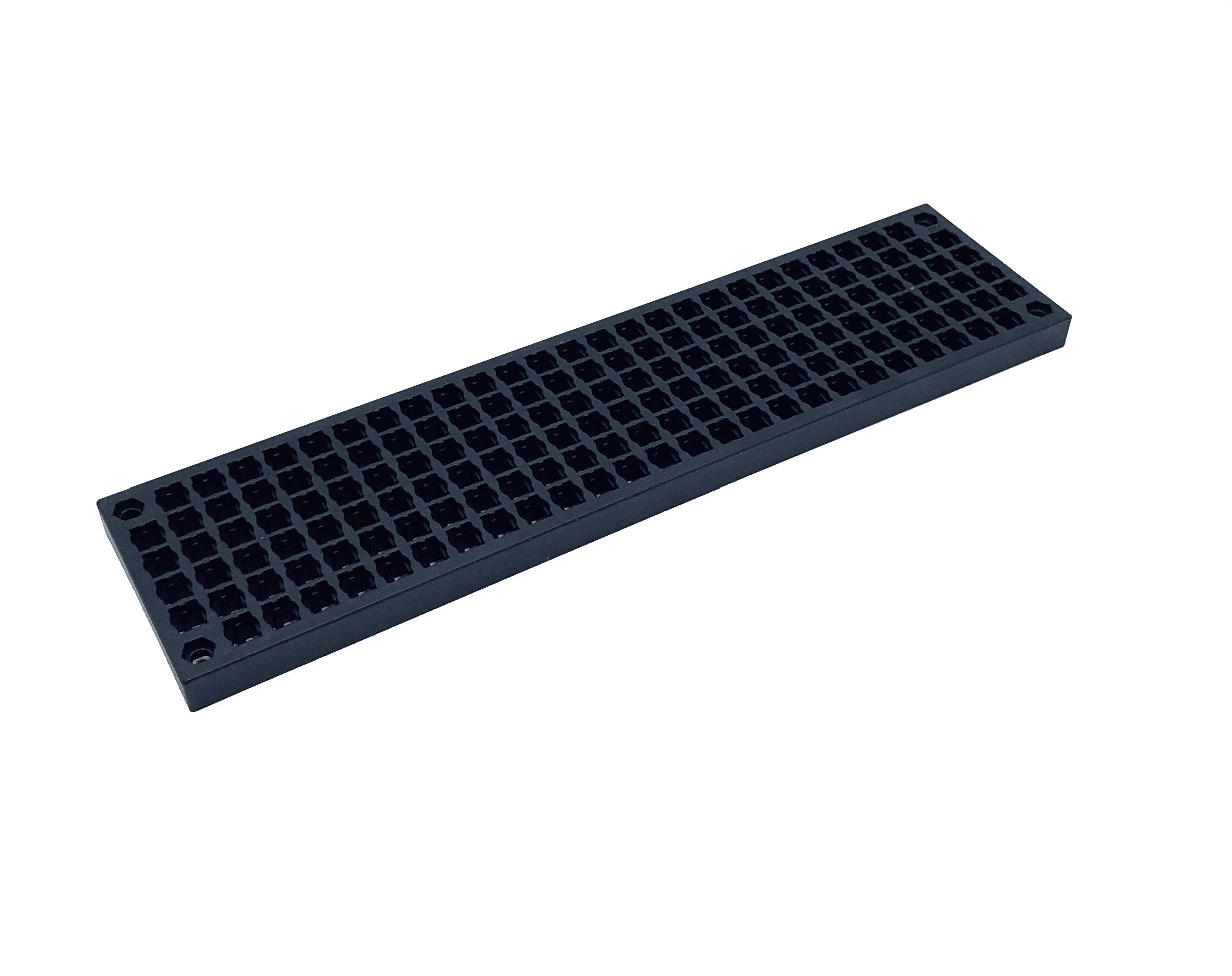 Organizer Genie - One Black Slim Pegboard to organize your Sockets, Wrenches, Pliers, Screwdrivers, Bits and All Other Tools