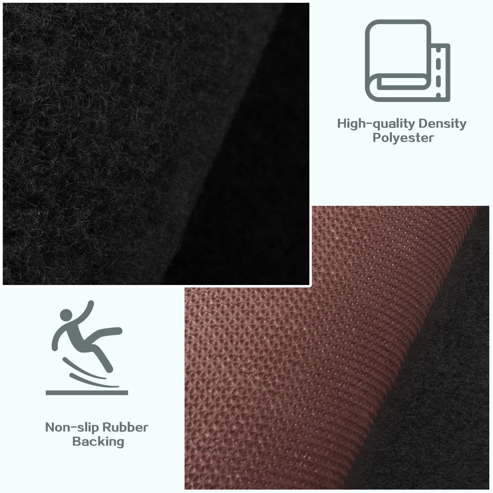 Custom Size Runner Rug 2 Ft X 68 Ft, Zgr 2-82Ft Carpet Runners Hallway Entryway Kitchen Garage Laundry Room Area Rugs With Non-S