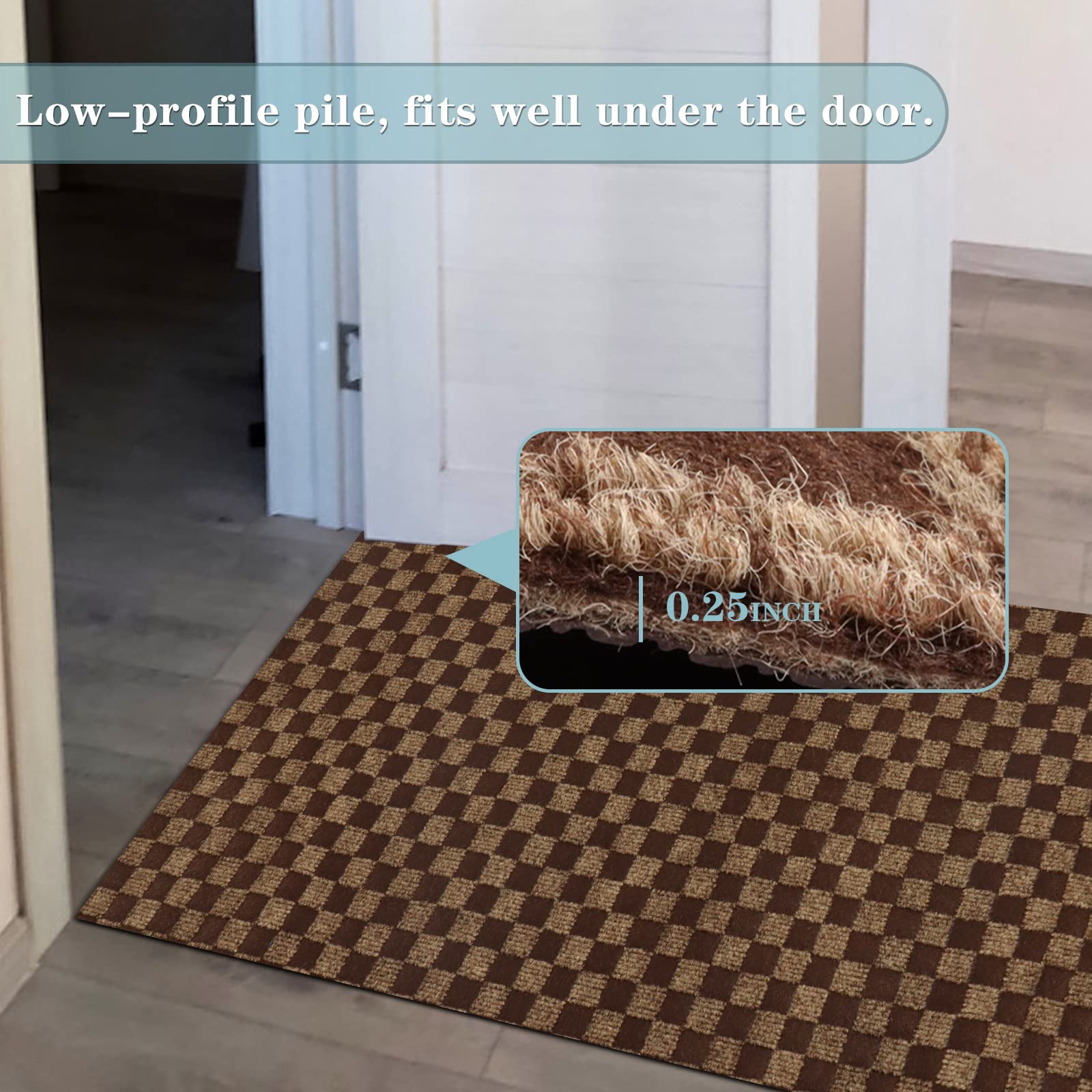 Runner Rug 2Ft X 28Ft, Ayoha 2'-82' Utility Carpet Runner For Entryway Hallway Aisles Balcony Garages, Area Rugs With Non-Slip R