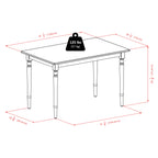 Winsome Wood Ravenna Rectangle Dining Table, Natural