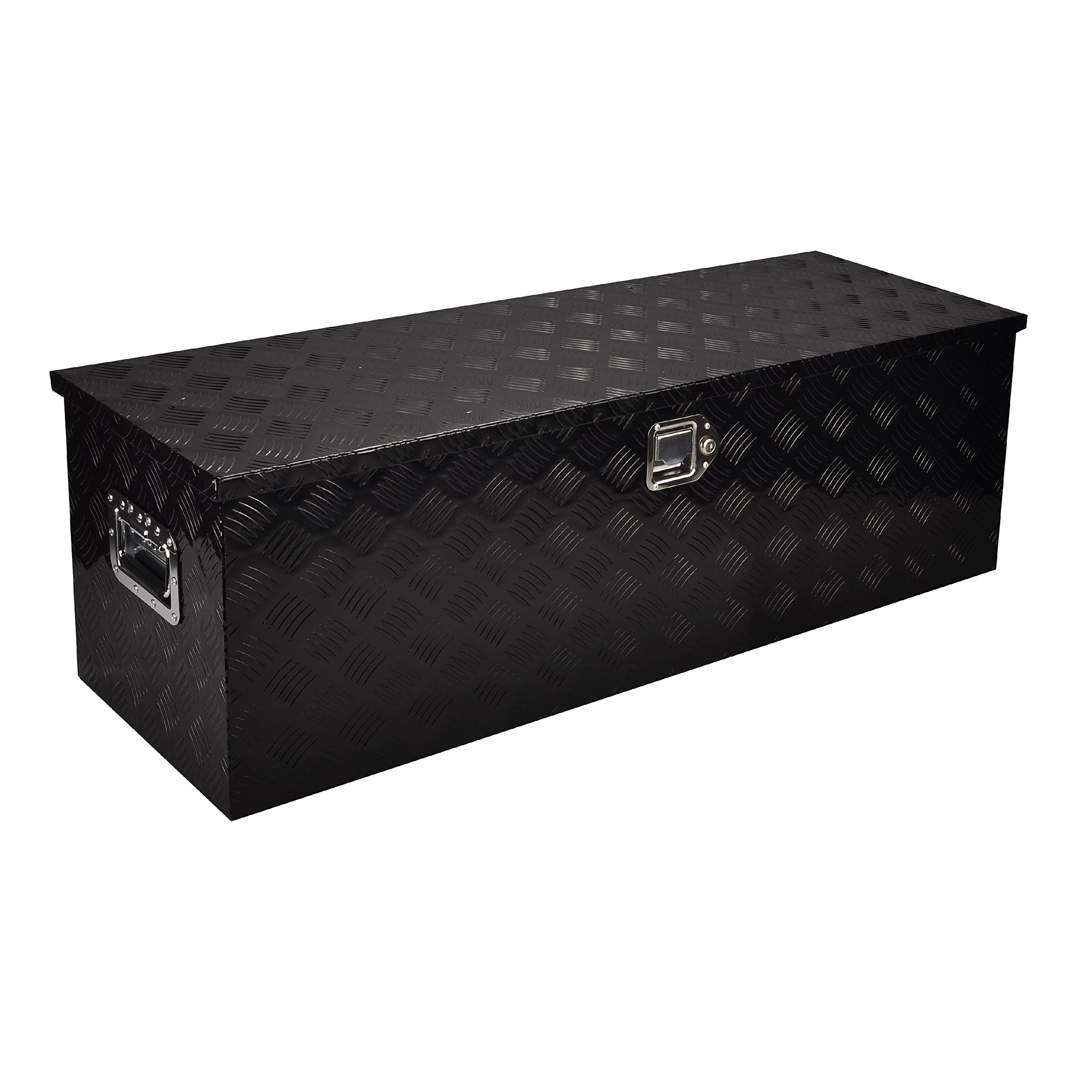Fgjqefg 48 Inch Aluminum Heavy Duty Truck Bed Tool Box Truck Car Outdoor Trailer Pickup Underbody Toolbox, Rv Storage Organizer