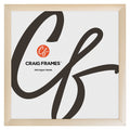 Craig Frames Contemporary, 24x24 Picture Frame, Natural