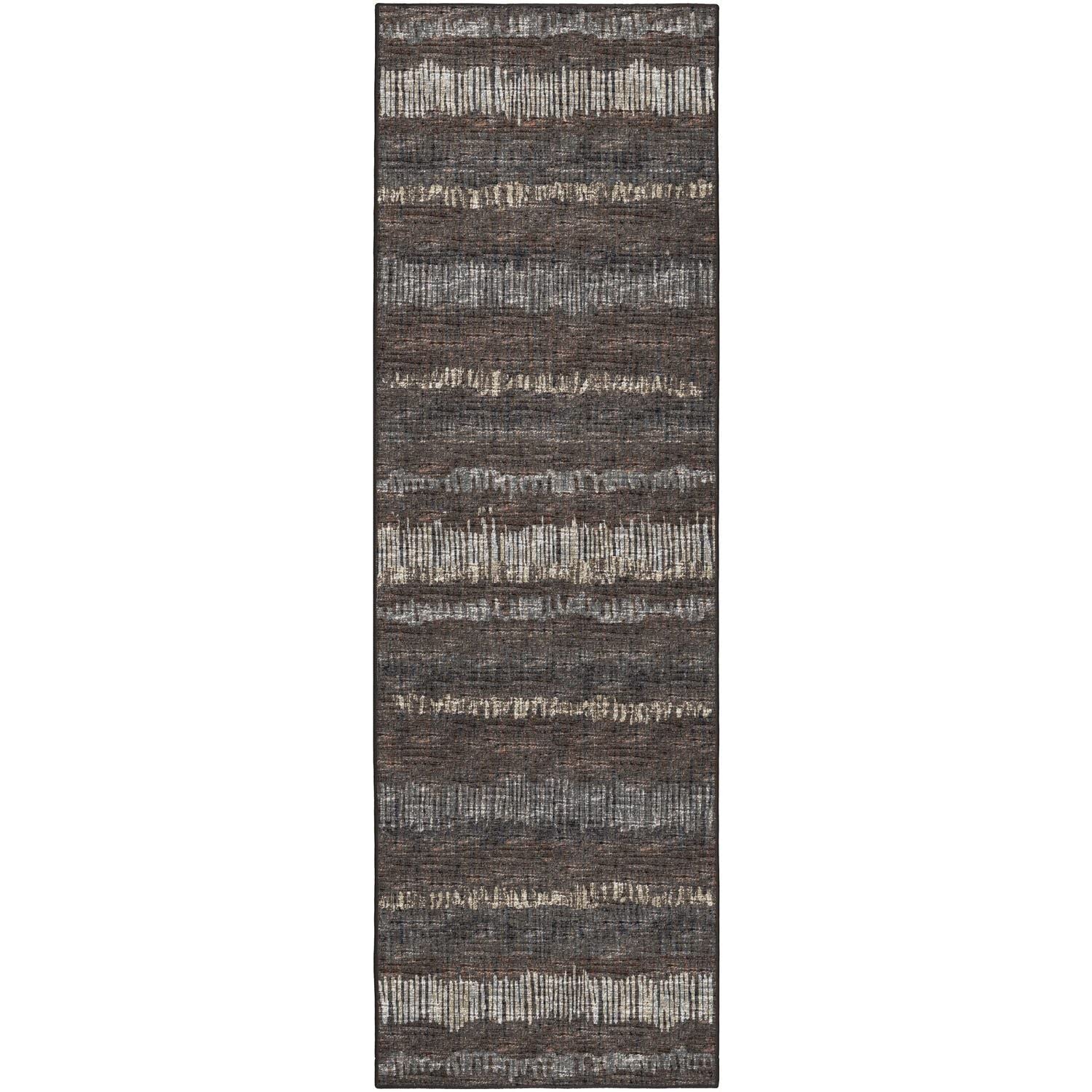 Winslow Wl4 Brown Transitional Rug Runner 2' 6" X 8'