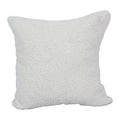 Blazing Needles Square Faux Fur Throw Pillow, 17", Grattan Rice